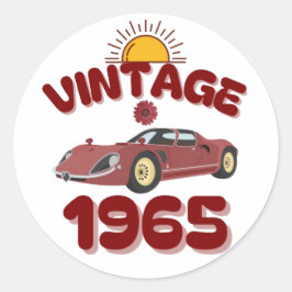 oldtimers ronde sticker