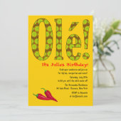 Ole ! Invitation à thème mexicaine (Debout devant)