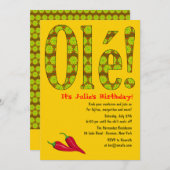 Ole ! Invitation à thème mexicaine (Devant / Derrière)