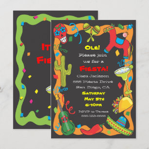 Ole ! Invitation de la fête de la Fiesta mexicaine