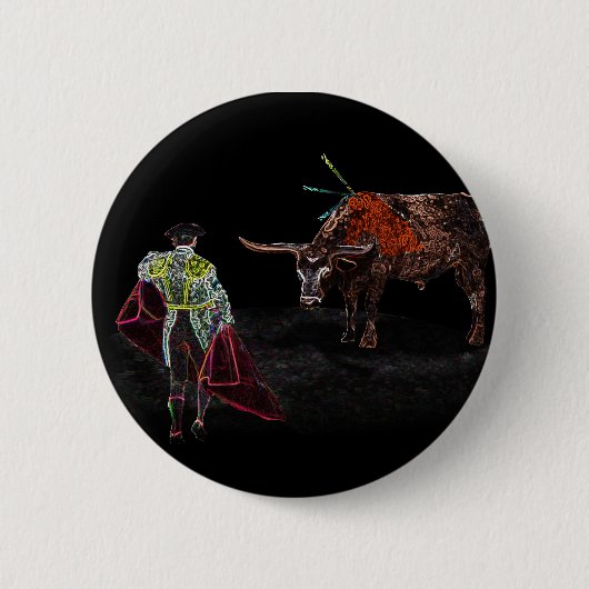 Ole Matador Ronde Button 5,7 Cm (Voorkant)