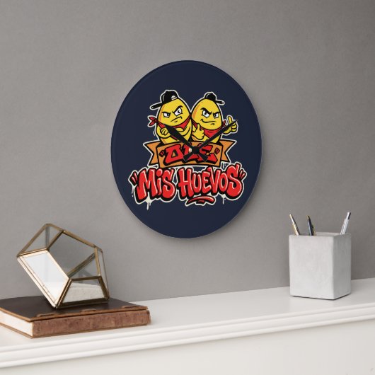 Ole mis huevos 2 grote klok (Kantoor)