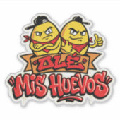 Ole mis huevos 2 sticker (Voorkant)