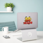 Ole mis huevos 2 sticker (Laptop op bureau)