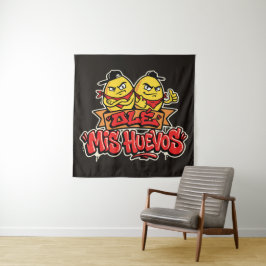 Ole mis huevos 2 wandkleed
