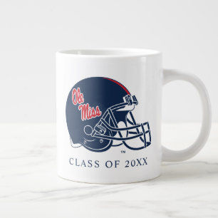 Ole Miss Football helm   Donkerblauw Extra Grote Beker