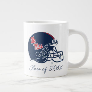 Ole Miss Football helm   Donkerblauw Extra Grote Beker