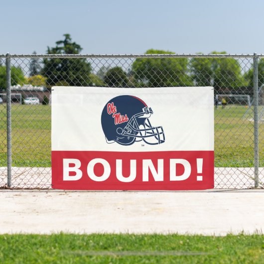 Ole Miss Football helm | Donkerblauw Spandoek (Insitu)
