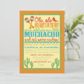 Ole, Ole, Fiesta Baby shower Invitation (Debout devant)