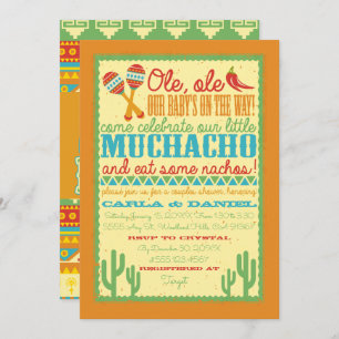 Ole, Ole, Fiesta Baby shower Invitation