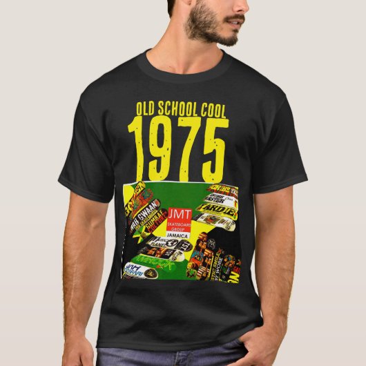 OLE SCHOOL COOL 1975 Basic Donker T-shirt (Voorkant)