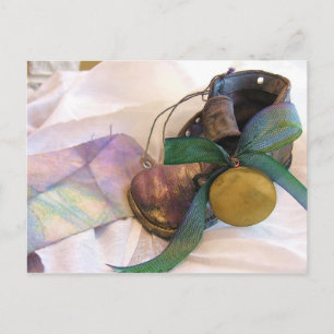 Ole Time Baby Schoen & Locket Briefkaart