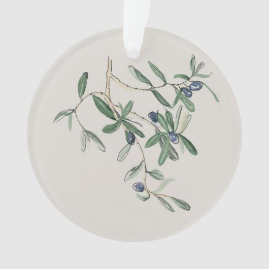 Olea Europana - Black Olive Ornament (voorkant)
