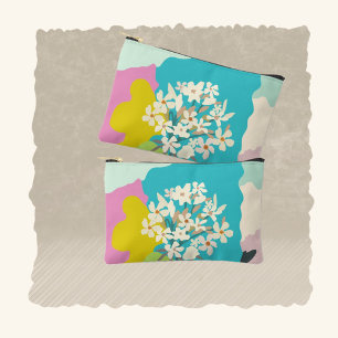 Oleander Bloem Kleurblokken Moderne Bloemist Etui