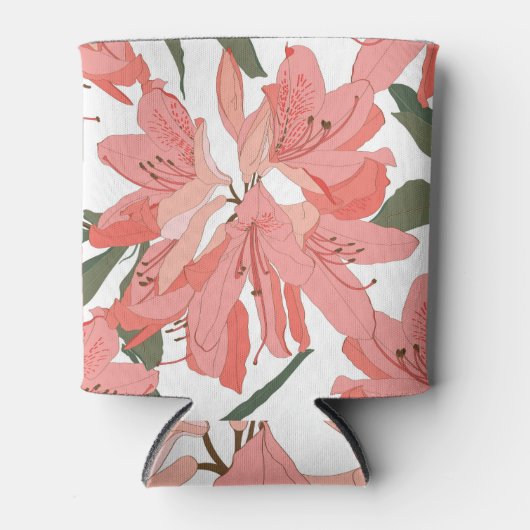 Oleander Flower: Sinaasappel wit Blikjeskoeler (Voorkant)