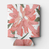 Oleander Flower: Sinaasappel wit Blikjeskoeler (Achterkant)