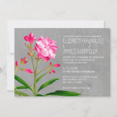 Oleander Wedding Invitations Kaart (Voorkant)