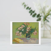 Oleanders de Vincent Van Gogh Carte Postale Floral (Debout devant)