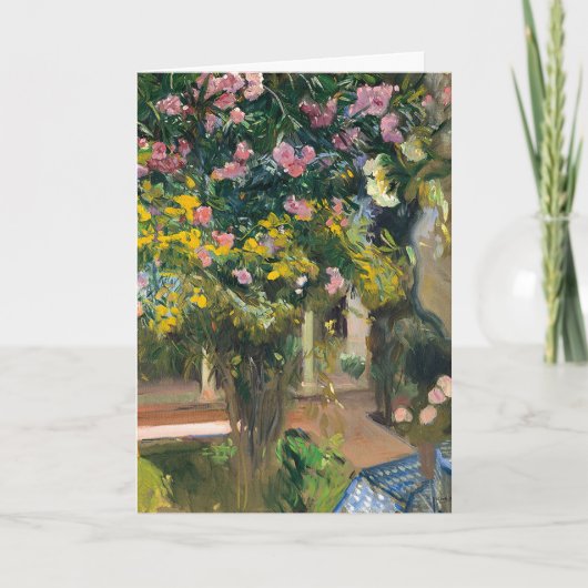 Oleanders | Joaquín Sorolla Kaart (Voorkant)