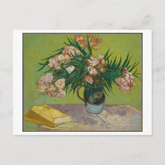 Oleanders van Vincent Van Gogh Bloemen Briefkaart (Voorkant)