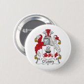 O'Leary Family Crest Ronde Button 5,7 Cm (Voorkant /achterkant)