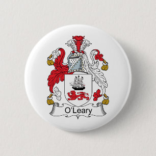 O'Leary Family Crest Ronde Button 5,7 Cm