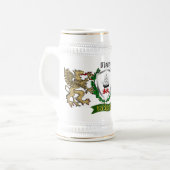 O'Leary/Leary Irish Shield Beer Stein Bierpul (Voorkant links)