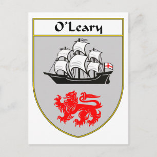 O'Leary wapenschild / familiewapen Briefkaart