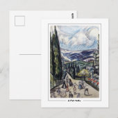 Olga Rozanova #16 - Carte postale d'art (Devant / Derrière)