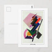 Olga Rozanova #80 - Carte postale d'art fin (Devant / Derrière)