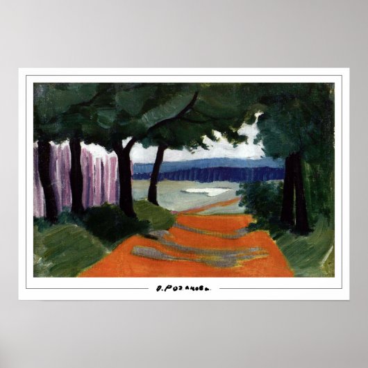 Olga Rozanova Affiche d'art Zedign #86 (Devant)