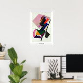 Olga Rozanova Zedign Affiche #80 (Bureau à domicile)