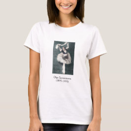 Olga Spessivtseva Russian Ballerina Tee Shirt