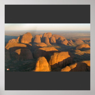 Olgas at Dawn - Australië Poster