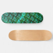 Olhos azuis nasadrados, imagem riscada, borrada skateboard (Horizontaal)