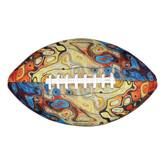 OLIE ABSTRACT PATROON AMERICAN FOOTBALL (Voorkant)