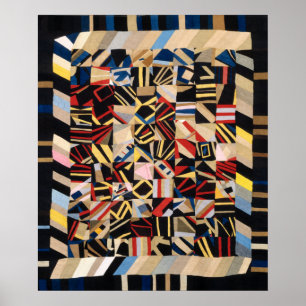 Olie fijne geometrische poster