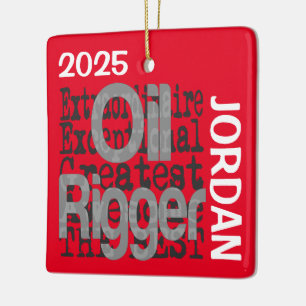 Olie Groter Extraordinaire CUSTOM Keramisch Ornament