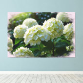 *~* Olie Hydrangea TV2 Kunst Uitgerekte Canvas Pri (Insitu (Houten vloer))