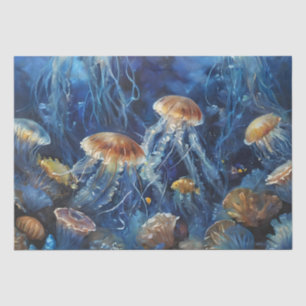 Olie Kunst Kwallen Decoupage Tissuepapier