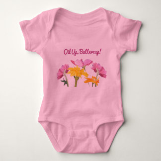 Olie omhoog, Buttercup! Baby tutu onesie Romper