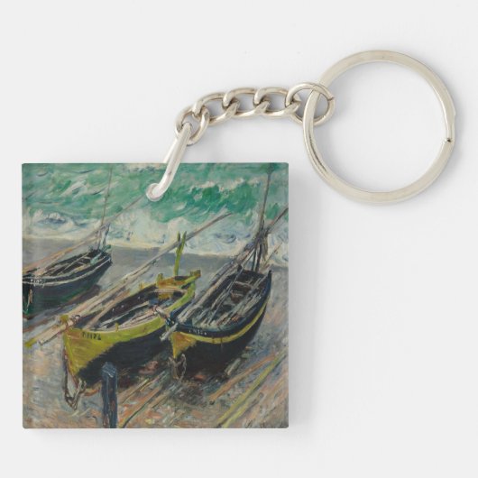 Olie op Canvas Artistic Claude Monet Sleutelhanger (Achterkant)