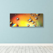 Olie op water canvas afdruk (Insitu (Houten vloer))