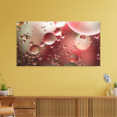 Olie op water canvas afdruk (Insitu (Woonkamer))