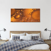 Olie op water canvas afdruk (Insitu (Slaapkamer))