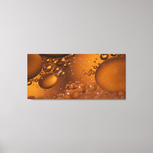 Olie op water canvas afdruk (Voorkant)