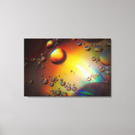 Olie op water canvas afdruk