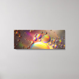 Olie op water canvas afdruk