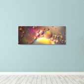 Olie op water canvas afdruk (Insitu (Houten vloer))