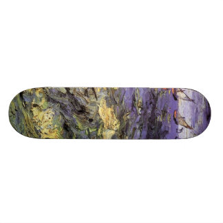 Olie-schilderij van de zee. Vincent van Gogh. Skateboard
